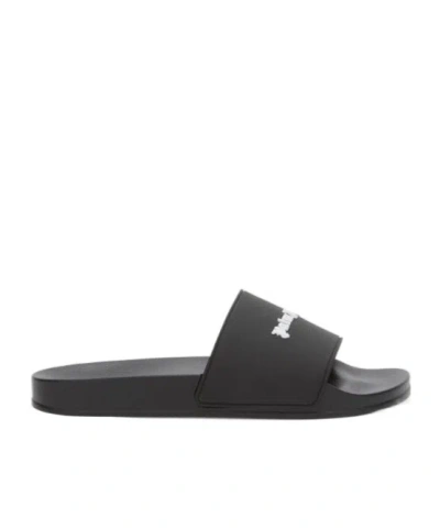 PALM ANGELS PALM ANGELS LOGO EMBOSSED SLIDES