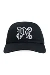 PALM ANGELS PALM ANGELS LOGO EMBROIDERED BASEBALL CAP