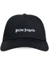 Palm Angels Classic Logo-embroidered Cotton-twill Cap In Blue