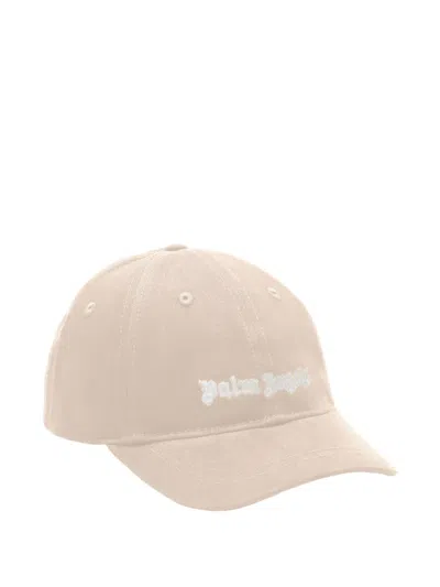 Palm Angels Kids' Logo-embroidered Baseball Cap In Neutral