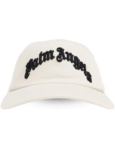PALM ANGELS PALM ANGELS LOGO-EMBROIDERED BASEBALL CAP