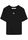 PALM ANGELS LOGO-EMBROIDERED COTTON T-SHIRT