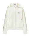 Palm Angels Monogram Nylon Track Jacket In White
