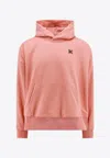 Palm Angels "track Sweatshirt With Contrasting Bands In Pink