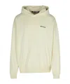 Palm Angels Cotton Hooded Sweater In Nude