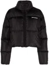 Palm Angels Track Down Jacket In Black
