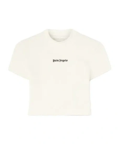 Palm Angels Short-sleeved T-shirt In White