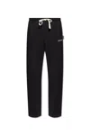 Palm Angels Logo Embroidered Sweat Pants In Nero