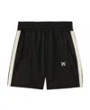 Palm Angels Monogram Track Shorts In Black