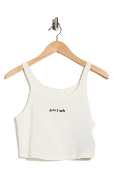 Palm Angels Logo Embroidered Tank Top In Multi