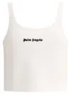 PALM ANGELS PALM ANGELS LOGO EMBROIDERED TANK TOP