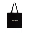 Palm Angels Rectangular Tote Bag Logo Design In Black