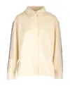 Palm Angels Compact Jersey Overshirt In Nude