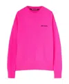 Palm Angels Logo Sweater In Pink
