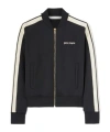Palm Angels Classic Logo-print Track Bomber Jacket In Black