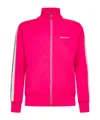 Palm Angels Man Sweatshirt Fuchsia Size L Polyester In Pink