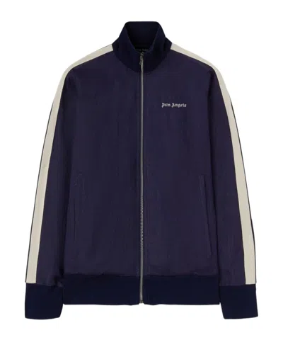 PALM ANGELS PALM ANGELS LOGO-EMBROIDERED ZIPPED TRACK JACKET