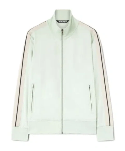 PALM ANGELS PALM ANGELS LOGO EMBROIDERED ZIPPED TRACK JACKET