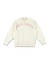 Palm Angels Logo Fleece In Burro