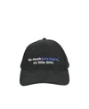 Palm Angels Logo Hat In Black
