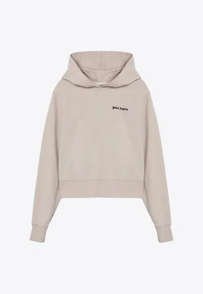 PALM ANGELS LOGO HOODED SWEATSHIRT
