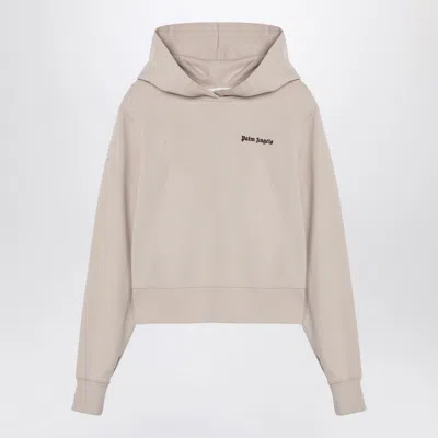 Palm Angels Light Logo Hoodie Hood In Neutral
