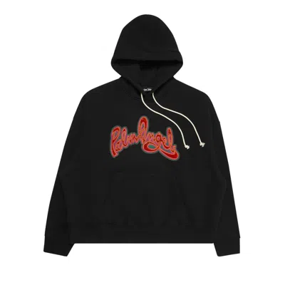 Pre-owned Palm Angels Logo Hoody 'black/orange' | Men's Size L