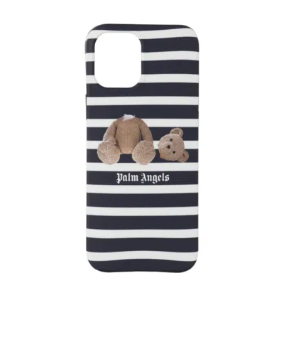 Palm Angels Logo Iphone 12 Pro Max Mobile Phone Case In Black