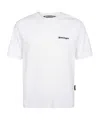 Palm Angels White T-shirt With Frontal Logo In White