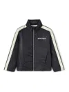 Palm Angels Black Down Jacket In Black