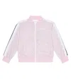 Palm Angels Lurex-detail Side-stripe Track Jacket In Pink