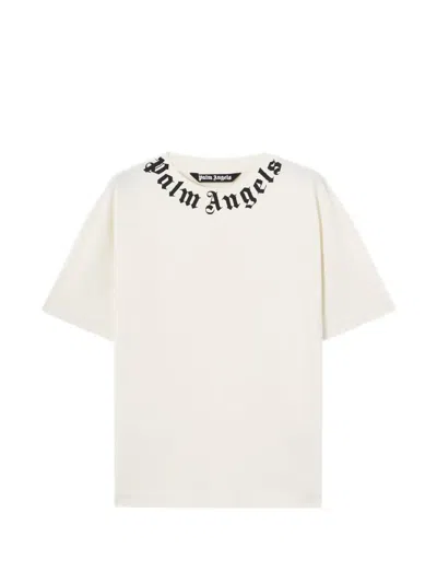 Palm Angels Printed Cotton-jersey T-shirt In White