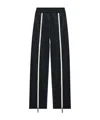 Palm Angels Track Black Polyester Blend Pants In Black