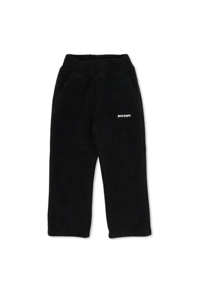 Palm Angels Logo Pants In Black