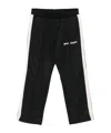 Palm Angels Logo Pants In Black