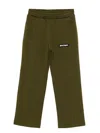 Palm Angels Logo-patch Track Pants In Green