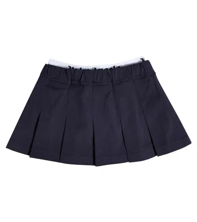 Palm Angels Kids' Rock In Navy Blue White