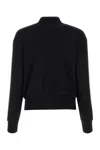 Palm Angels Logo Polyester Sweatshirt In Black