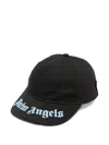 Palm Angels Logo-print Baseball Cap In Black