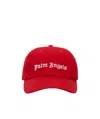 Palm Angels Logo-print Baseball Cap In Red
