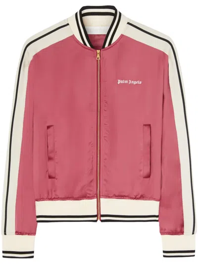 PALM ANGELS LOGO-PRINT BOMBER JACKET