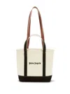 Palm Angels Bag In Cotton Canvas In White