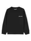 Palm Angels Logo-print Cotton Sweatshirt In Black