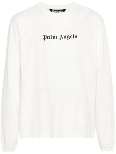 PALM ANGELS LOGO-PRINT COTTON T-SHIRT