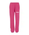 Palm Angels Logo-print Cotton Track Pants In Pink