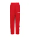 Palm Angels Logo-print Cotton Track Pants In Red