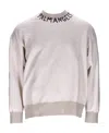 Palm Angels Logo-print Crew Neck Sweatshirt In Pink