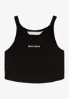 Palm Angels New Classic Sport Top In Black
