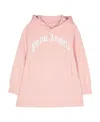 Palm Angels Logo-print Hooded Dress In Pink
