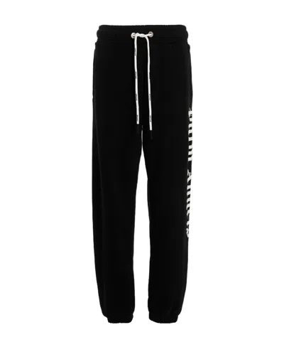 Palm Angels Logo-print Drawstring Sweatpants In Black